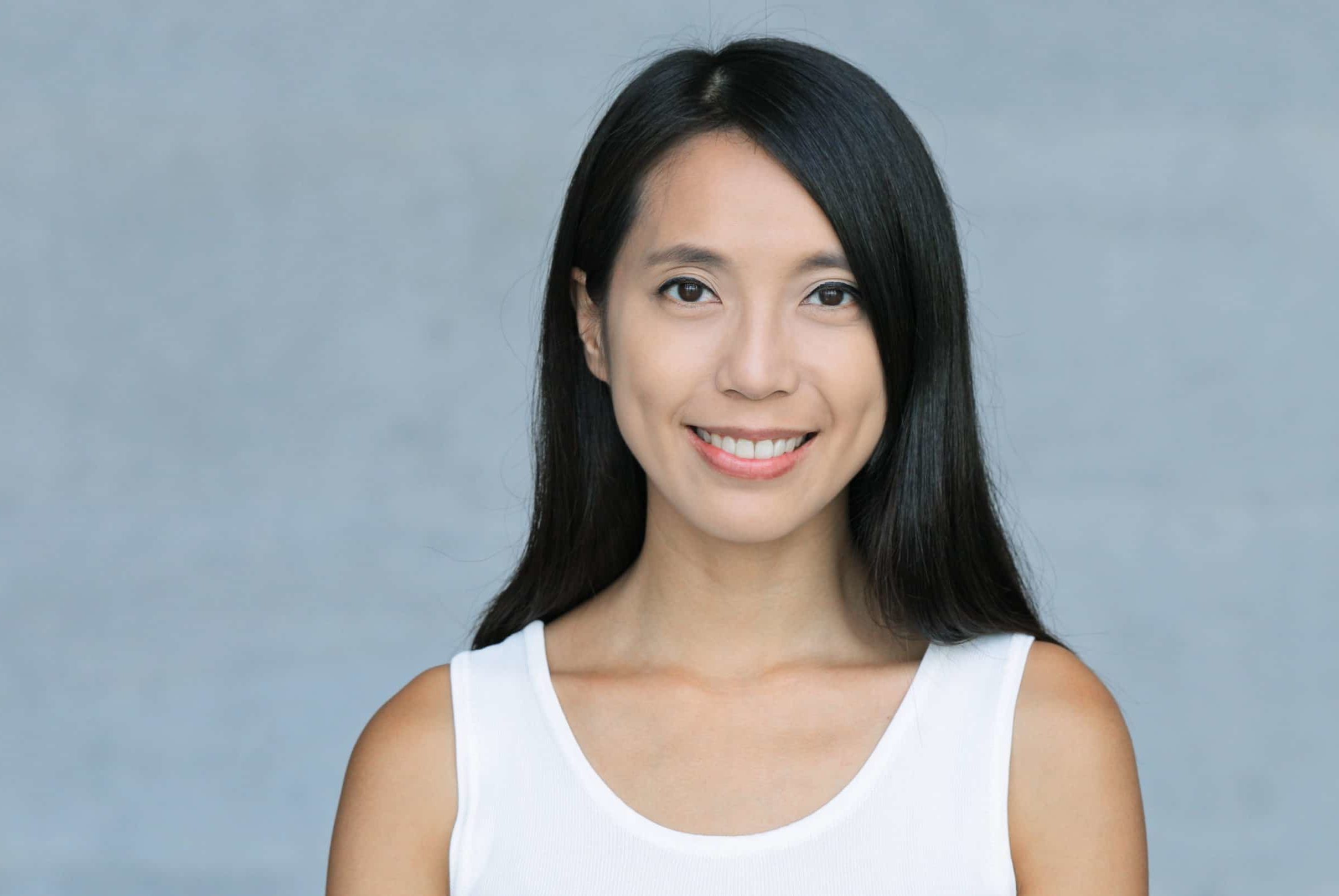 Young asian woman portrait